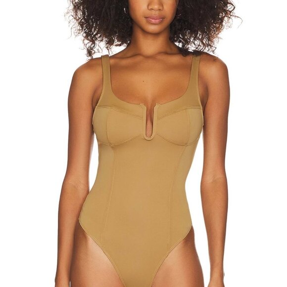 Good American tan corset bodysuit🦪🍸✨ - Picture 5 of 8